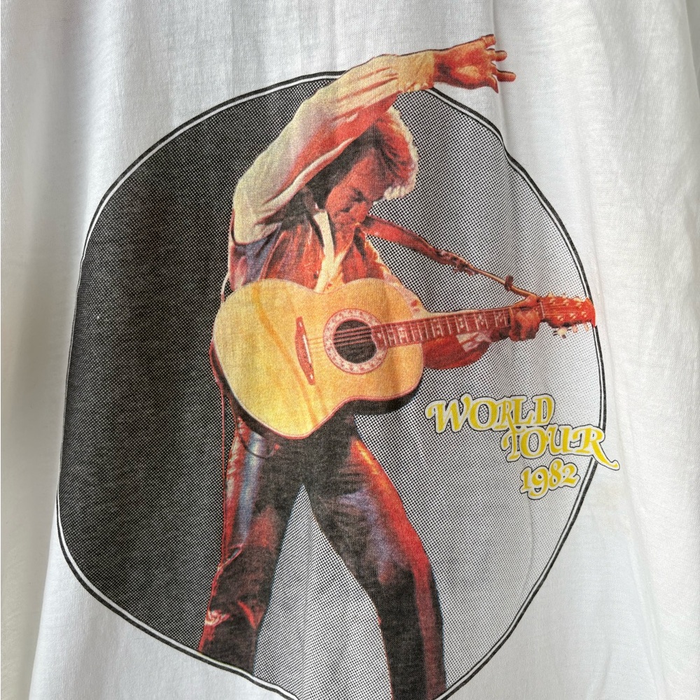 Vintage Neil Diamond Spring Tour 1982 Ringer T-Shirt XL Made in USA - Picture 3 of 6